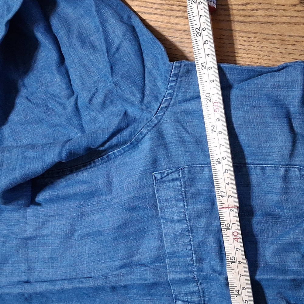 Untuckit Womens Shirt Dress 16 NEW Blue Long Sleeves MARASKA NEW - Picture 7 of 8